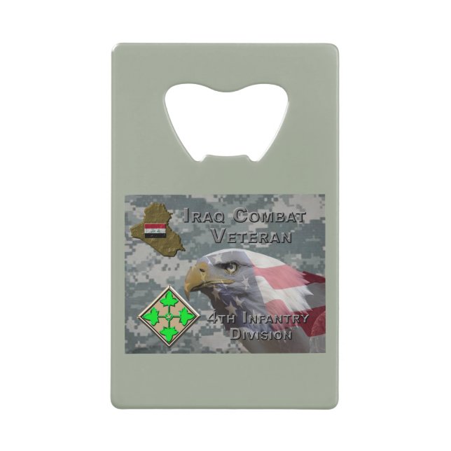 Vétéran de combat de la 4e division d'infanterie e (Devant)