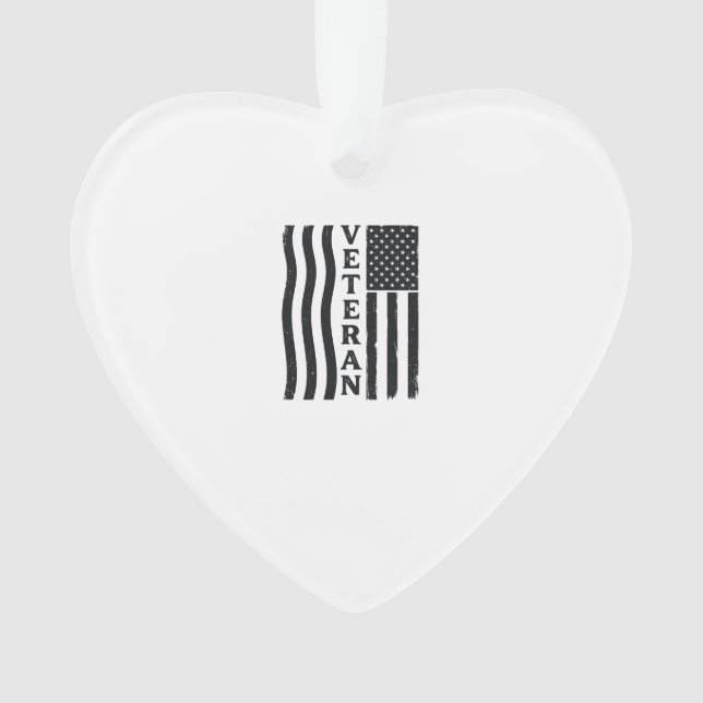 Vétéran Drapeau Américain Vintage Vector Design de (devant)