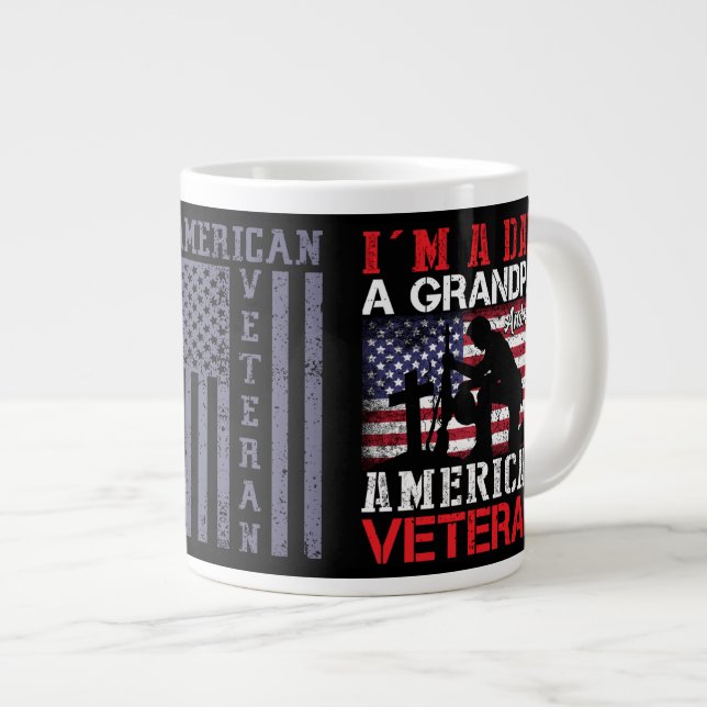 Vétéran papa grand-père Mug (Devant droit)