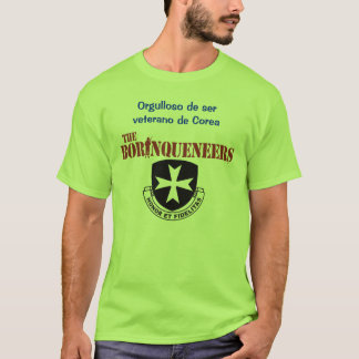 Veterano de Corea - T-shirt de Borinqueneers
