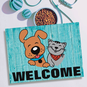 Vétérinaire Bienvenue à notre bureau Carte postale