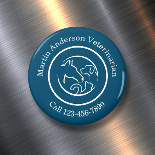 Vétérinaire Clients Promotionnels Magnets d'entrep