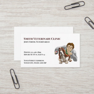 Vétérinaire vétérinaire Carte de visite