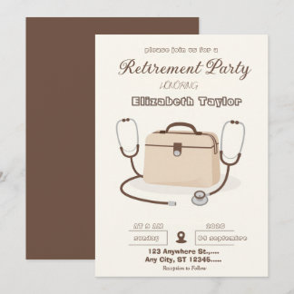 Veterinarian Retirement Party Invitation