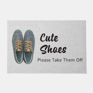Veuillez enlever le tapis de chaussures