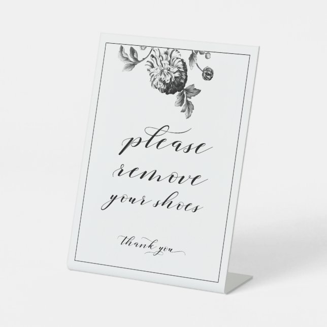 Veuillez retirer votre signe de chaussures (Recto)