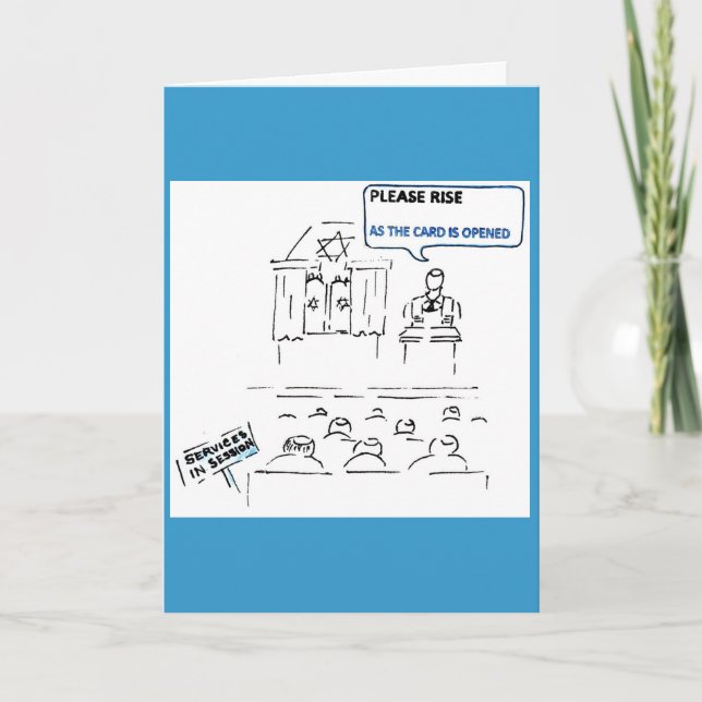 Veuillez se lever comme la carte est ouverte (Devant)