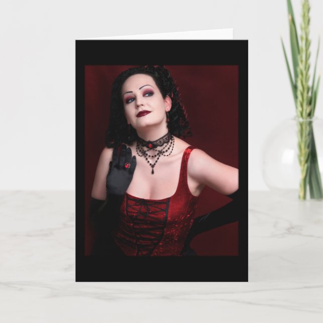 Veuve noire - Carte (Personnaliser) (Devant)