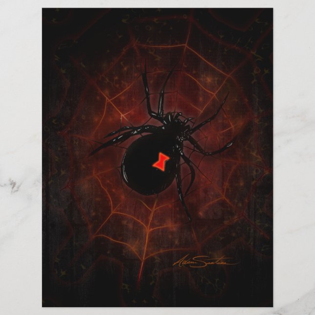 Veuve noire (conception de signature) (Devant)
