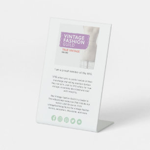 VFG Membre Fier Panneau de la table