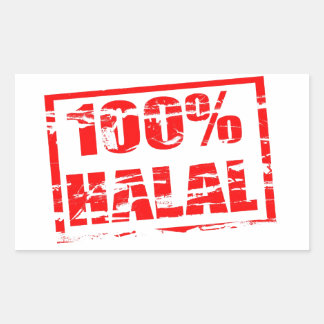 Autocollant Halal 10x10 Cm - Sticker Alimentaire - Fabriqué En France - Stickers-Express