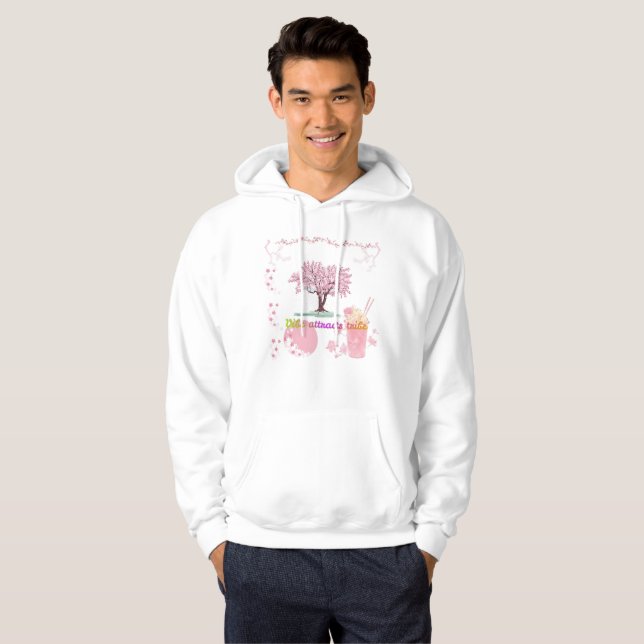 Vibe Attire Tribu Sweat à Capuche Fleur de Cerisie (Devant entier)