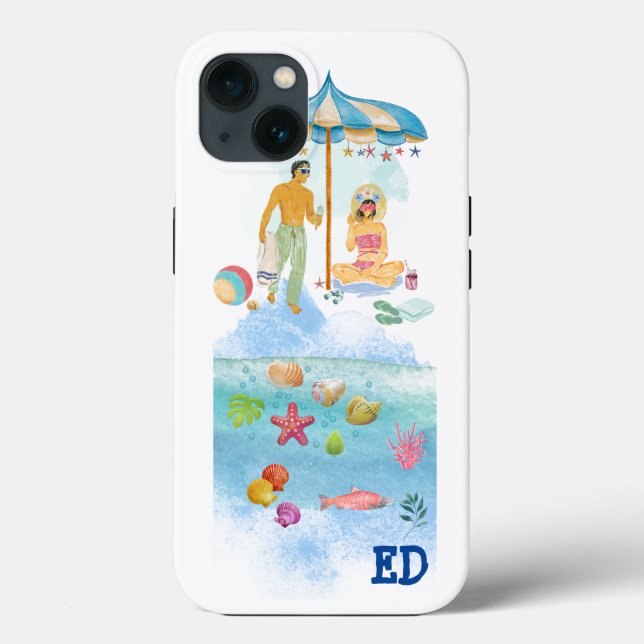 VIBE D'ÉTÉ Coque-Mate coque iphone (Verso)