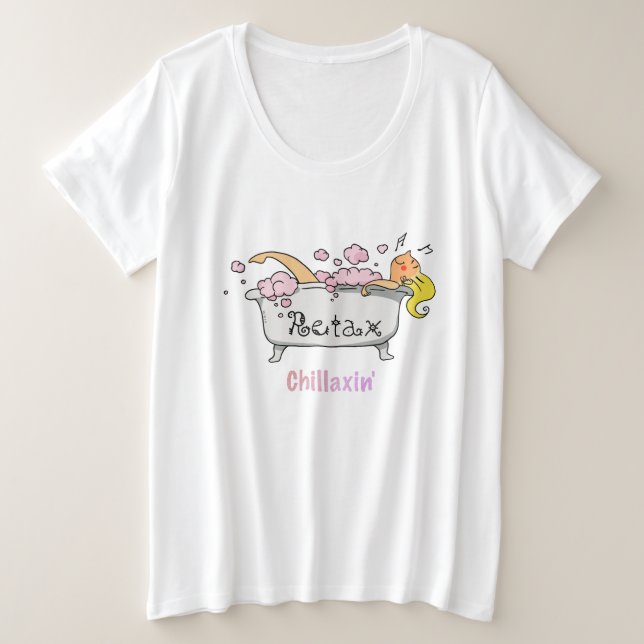 Vibes Chillaxin’ – Dessin Animé de Relaxation Mign (Design devant)