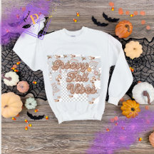 Vibes d'automne Groove Sweatshirt gris foncé