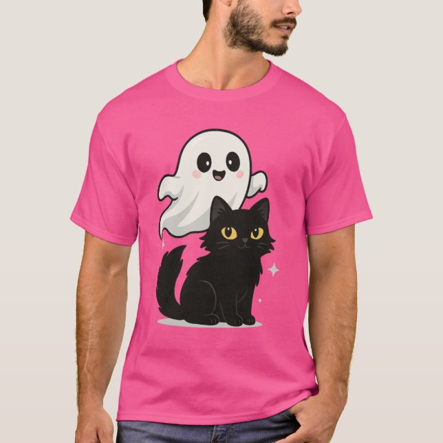 Vibes de chat gachées - T-shirt Éffrayant (Devant)
