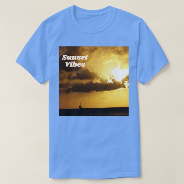 Vibes de coucher de soleil dans Maui Hawaii TShirt (Design devant)