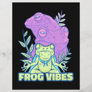 Vibes de grenouille de yoga