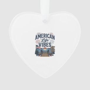 Vibes de la vie américaine T-shirt vectoriel du la