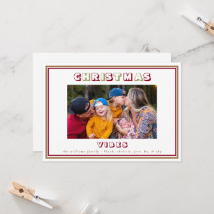Vibes de Noël année photo revue Noël