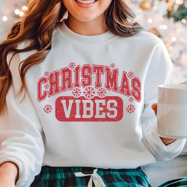 Vibes de Noël Sweatshirt (Créateur téléchargé)