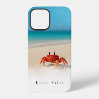 Vibes de plage - iPhone 12 Coque dur 1 crabe