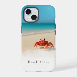 Vibes de plage - iPhone 15 Coque 1 Crabe