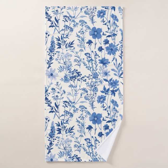 Vibes d'été botaniques (Serviette de bain)