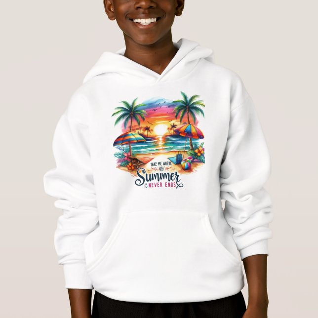 Vibes d'été Brushstroke Beach Sunset-34626 (Devant)