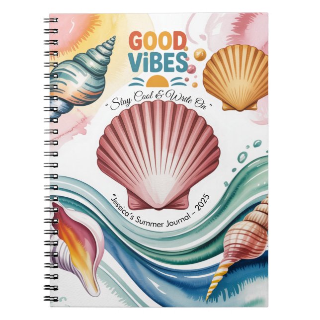 Vibes d'été Carnet tropical (Devant)