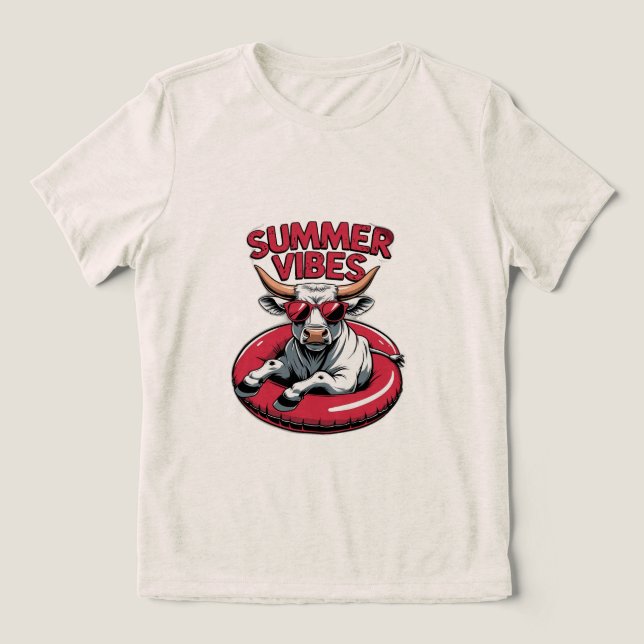 Vibes d'été cool graphique TShirt (Design Recto)
