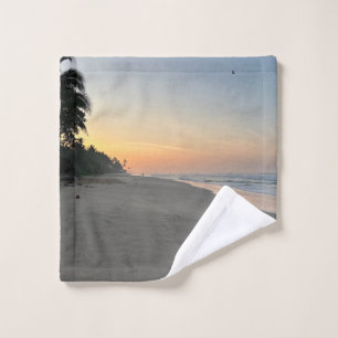 Vibes d'été   Monogramme ombré de soleil et de sab
