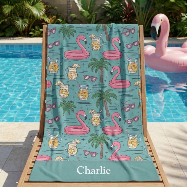Vibes d'été turquoise personnalisées (Créateur téléchargé)