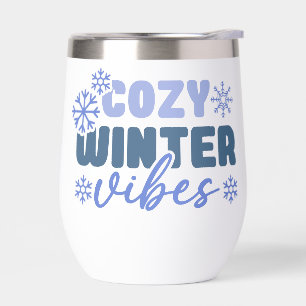 Vibes d'hiver confortables - Typographie du flocon