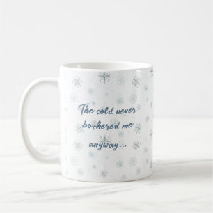 Vibes d'hiver congelées - Mug de flocon de neige a