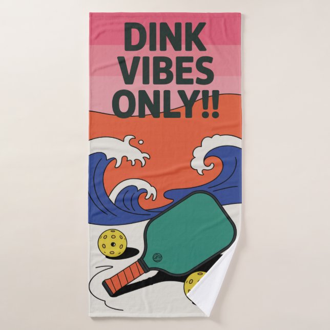 Vibes Dink Rétro Seulement! ! Serviette Sport Padd (Serviette de bain)