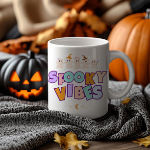 Vibes éffrayantes tasse de café