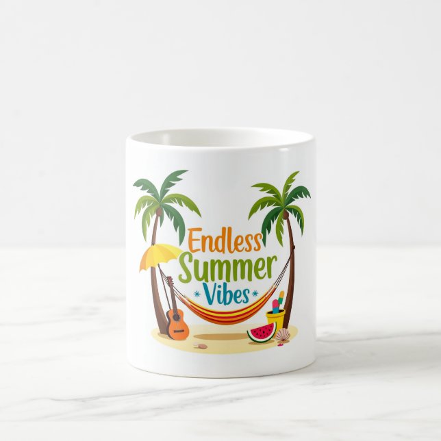 Vibes estivales sans fin Mug tropical (Centre)