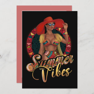 Vibes été Bachelorette Party Invitation