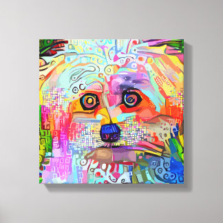 Vibes Paw-sitive Canvas étirées Impression
