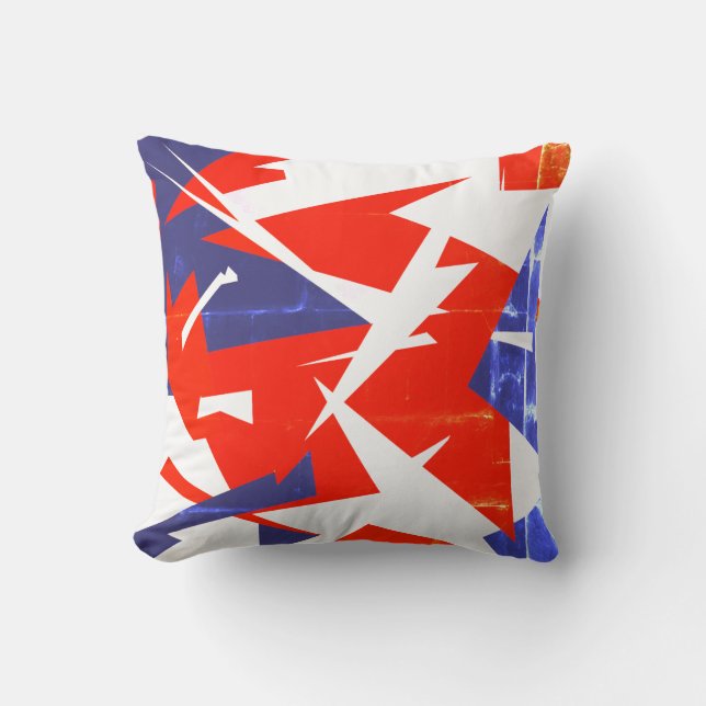 Vibes positives Abstrait Art Cushion Coussin (Recto)