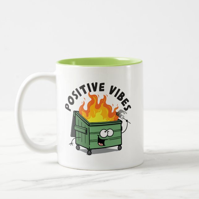 Vibes Positives Dumpster Mug (Gauche)