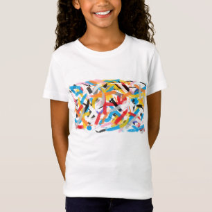 Vibes Positives Éclaboussure de couleur T-shirt fu