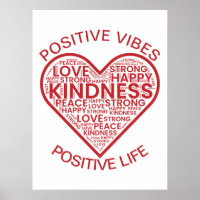 Vibes positives Poster de vie positive