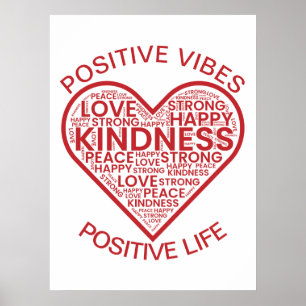 Vibes positives Poster de vie positive