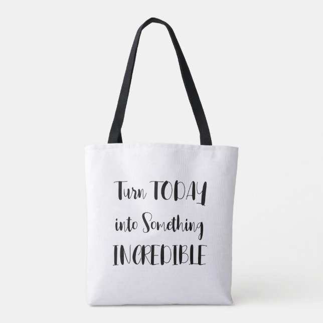 Vibes positives Sac fourre-tout d'inspiration (Dos)