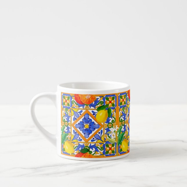 Vibran Mediterranean lemon espresso Specialty Mug (Gauche)