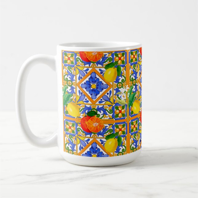 Vibran Mediterranean lemon Mug (Gauche)