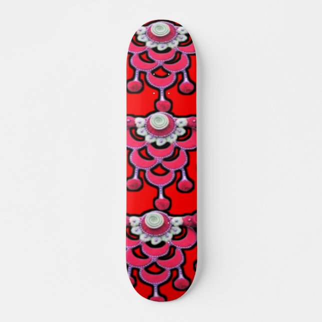 Vibrant 3D Digital Artwork Skateboard Deck (Devant)
