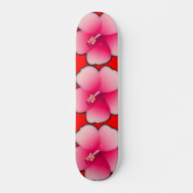 Vibrant 3D Digital Artwork Skateboard Deck (Devant)